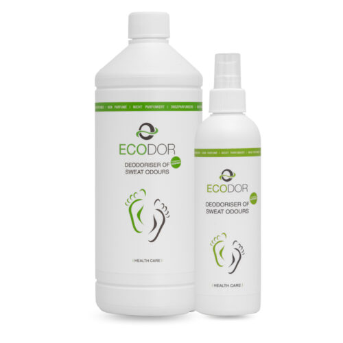 EcoFeet - bomboletta ricaricabile da 250 ml + una ricarica da 1 litro